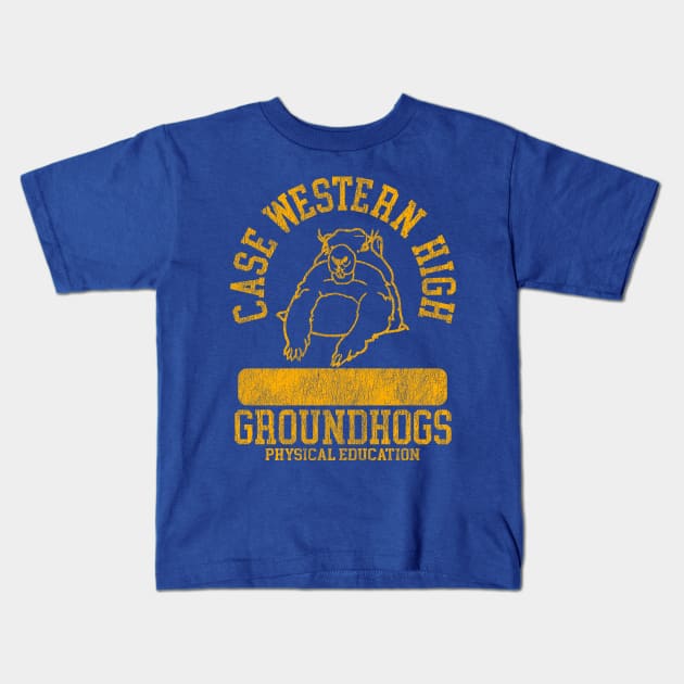 Case Western High PE (Write On) / Groundhog Day Movie Fan Art Kids T-Shirt by darklordpug